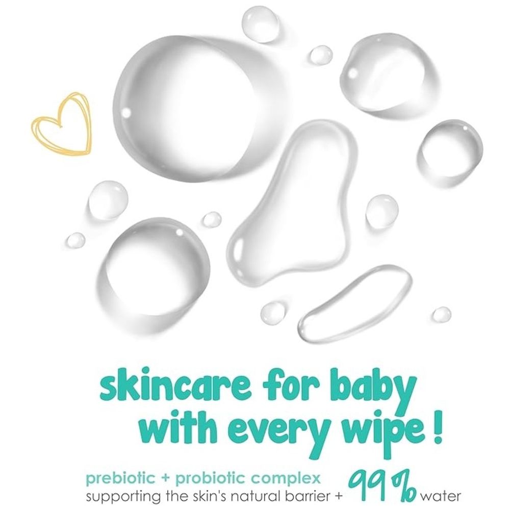 Pureborn - Pure Moisture Water Wipes - Pack of 12 - 720 Pcs