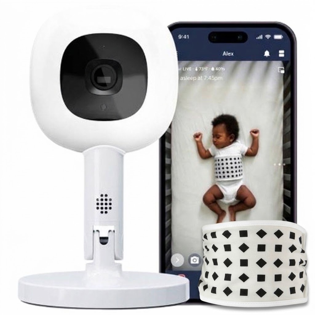 Nanit Pro Camera, Flex Stand Duo And Breathing Band
