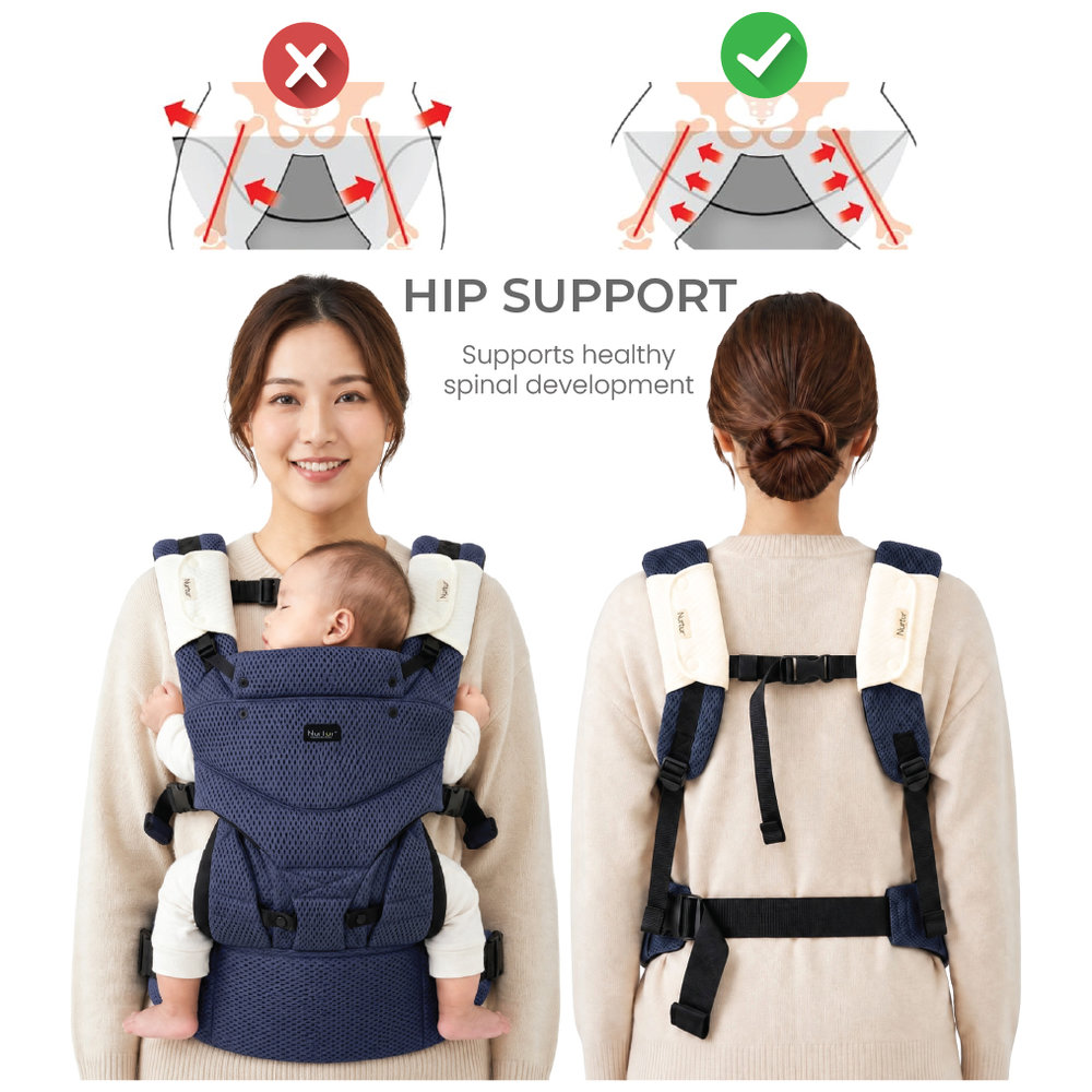 Nurtur - Willow Deluxe Mesh Infant Baby Carrier - Blue