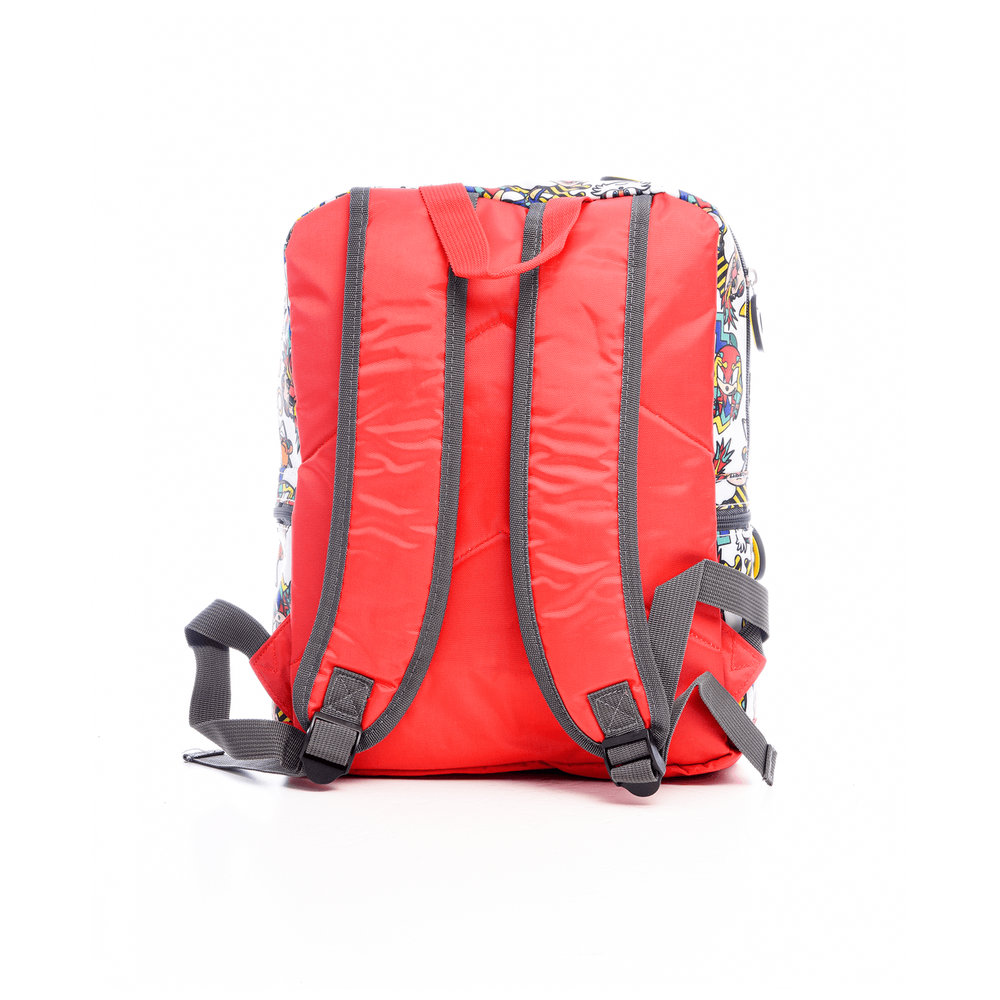 Sonic - School Backpack - 14-inch With Lunch Bag And Pencil Case - Red - 3pcs