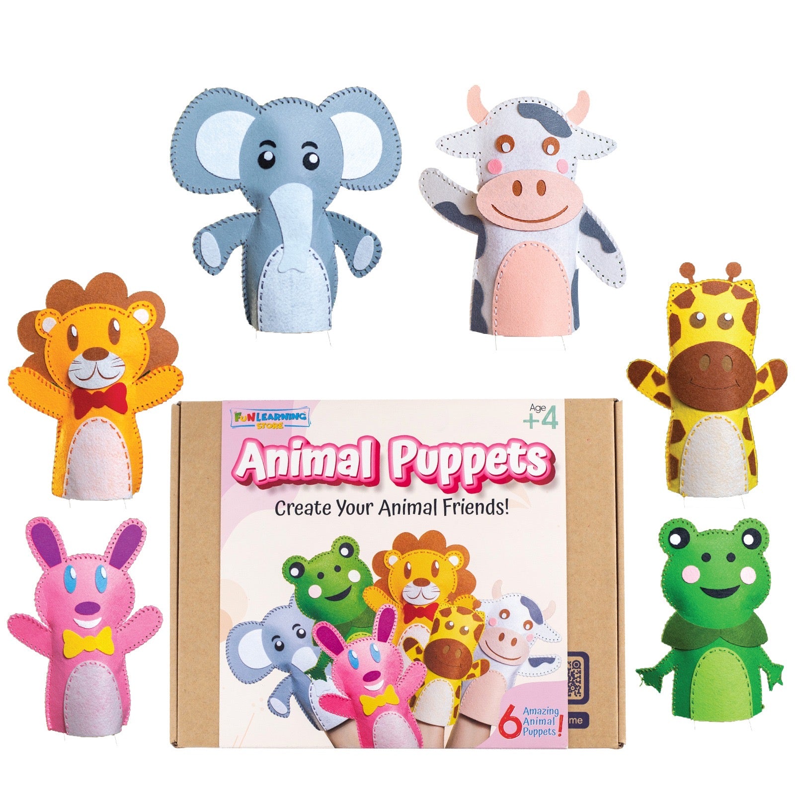 Fun Learning Store - DIY Animal Puppet Making Kit