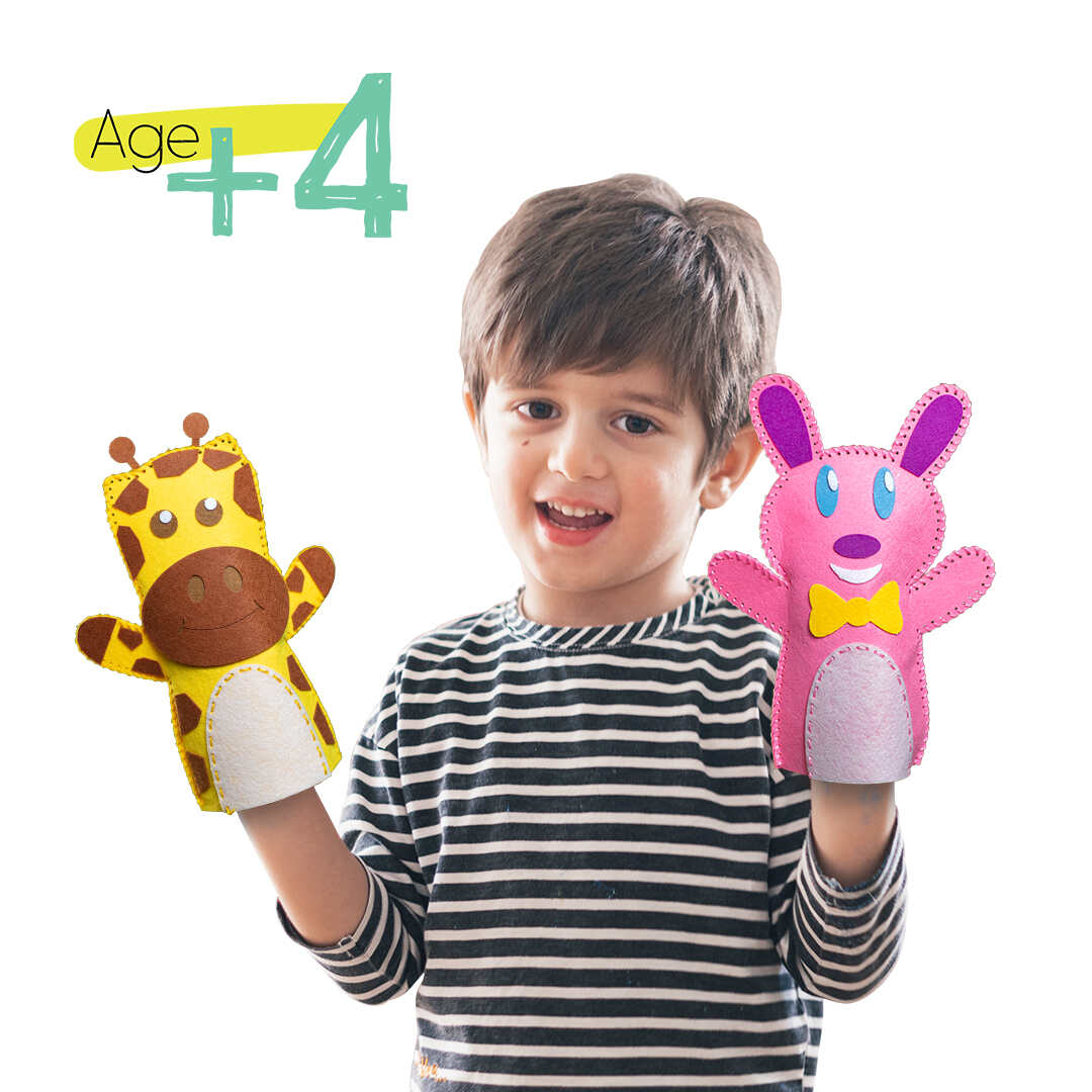 Fun Learning Store - DIY Animal Puppet Making Kit