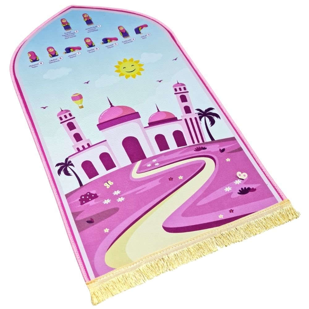 Fun Learning Store - Educational Prayer Mat For Kids - Girls