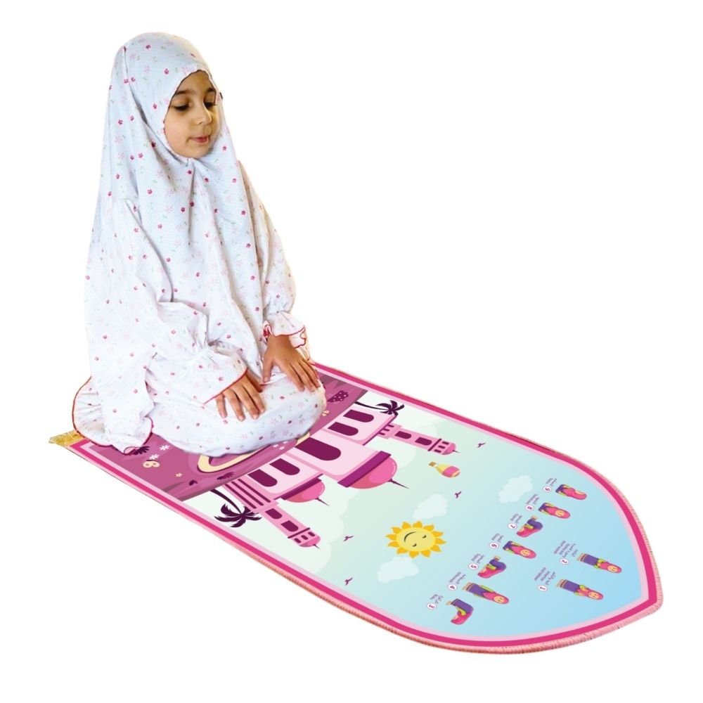 Fun Learning Store - Educational Prayer Mat For Kids - Girls