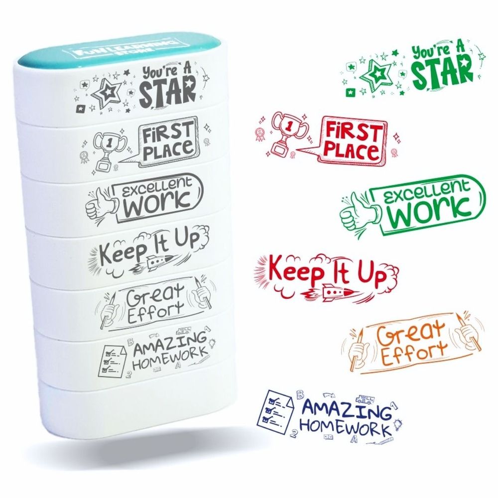 Fun Learning Store - English Teachers Motivation Stamps - 6pcs
