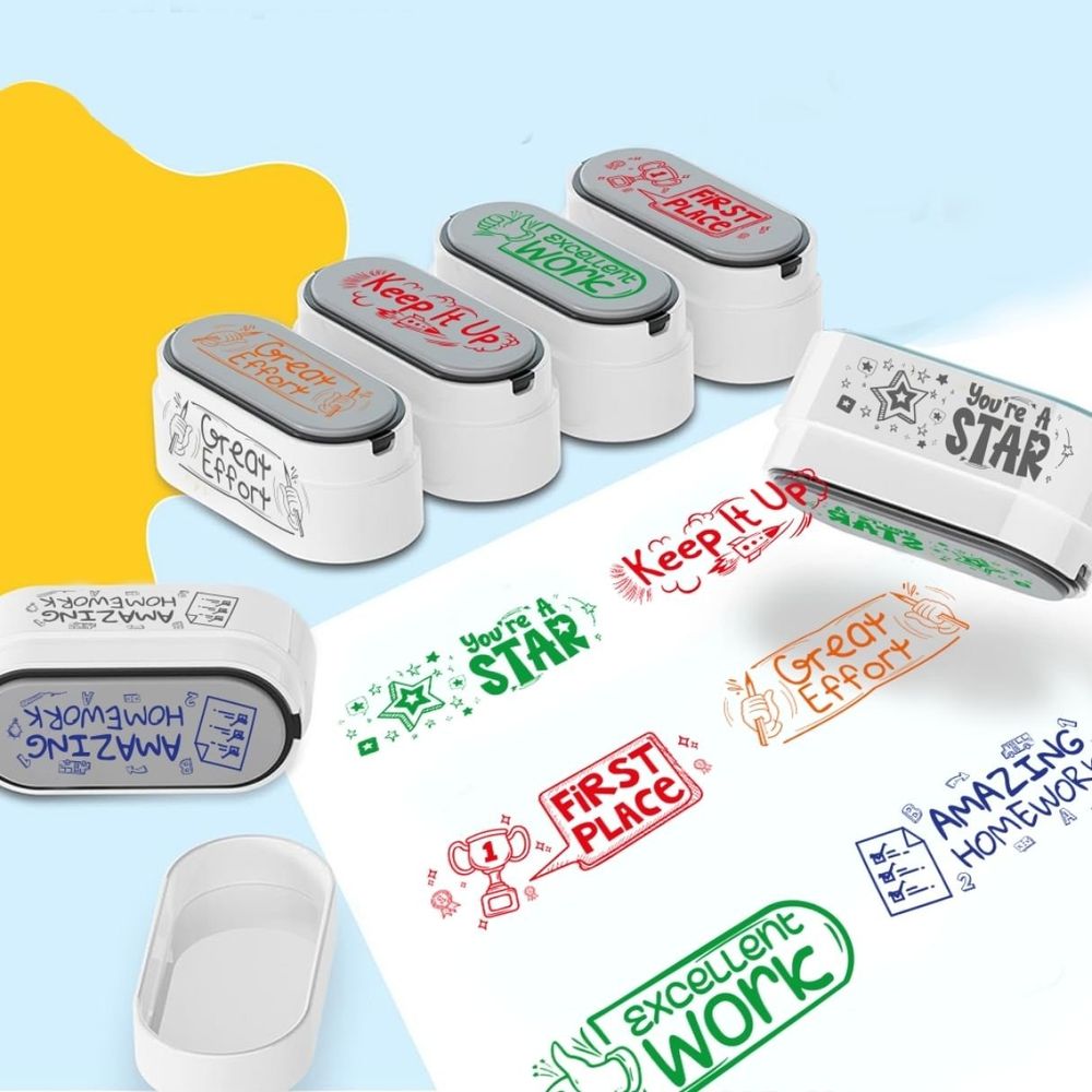 Fun Learning Store - English Teachers Motivation Stamps - 6pcs