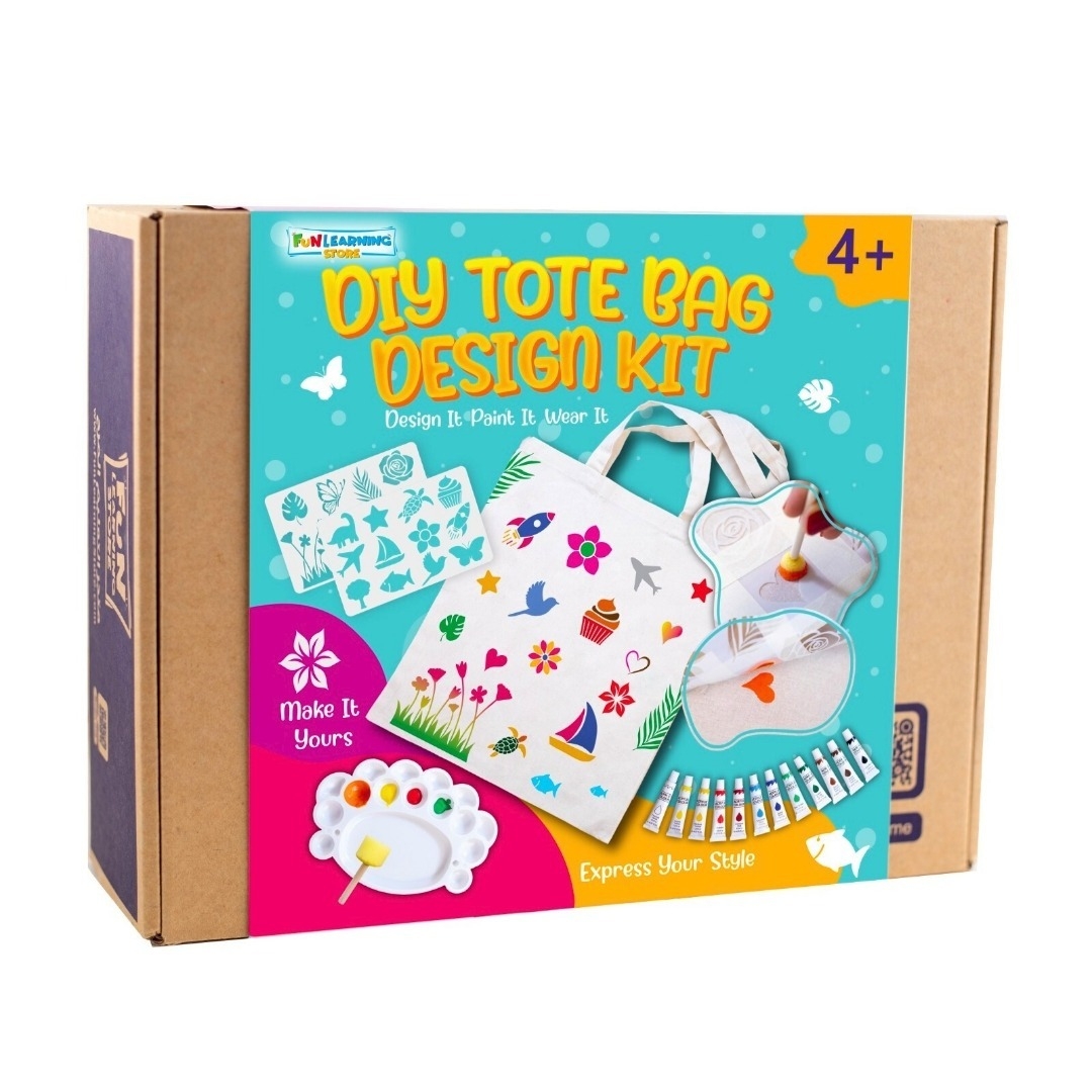Fun Learning Store - Ultimate DIY Tote Bag Art Kit