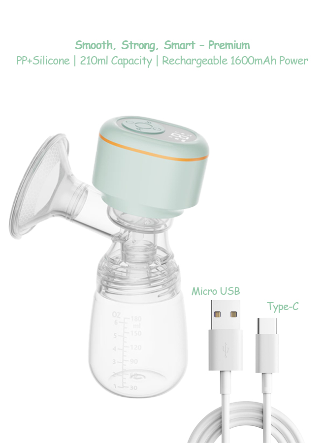 Cute 'n' Cuddle - Portable Electric Breast Pump - White