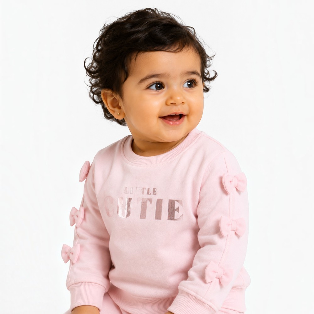Girls 2-Piece Set Graphic Sweatshirt & Jogger Pants