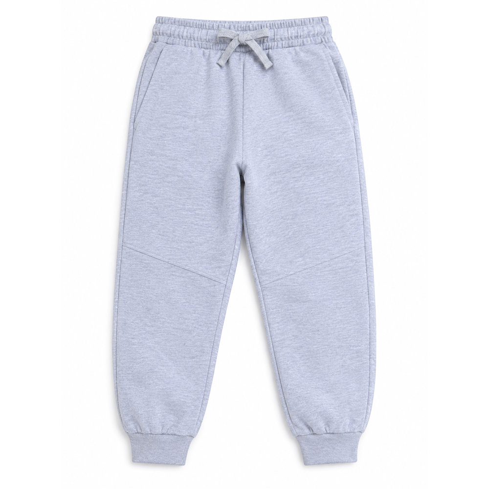Victor and Jane - Boys 100% Cotton Basic Jogger - Grey