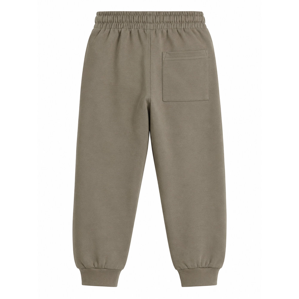 Victor and Jane - Boys 100% Cotton Classic Basic Jogger - Olive