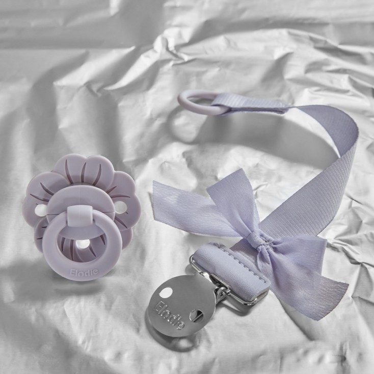 Elodie Details - Pacifier Clip - Lavender Love