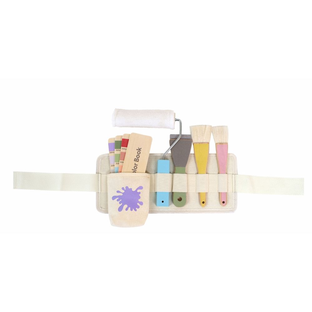 Jabadabado Painter Belt Pretend Playset - Multicolor - 9 Pcs