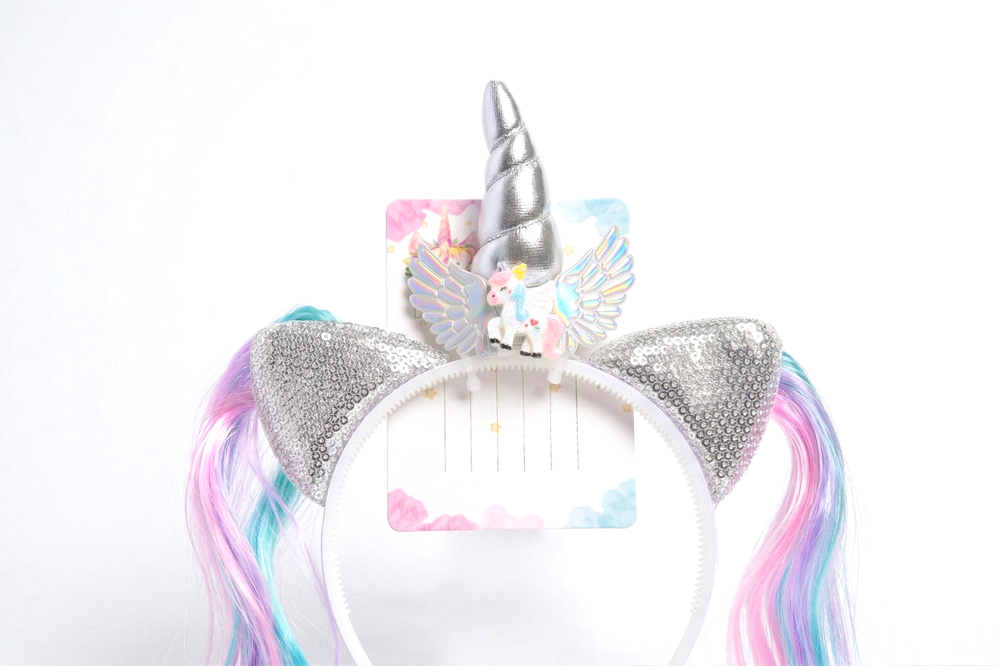 Little Luxuries - Unicorn Fluff Headband - Rainbow