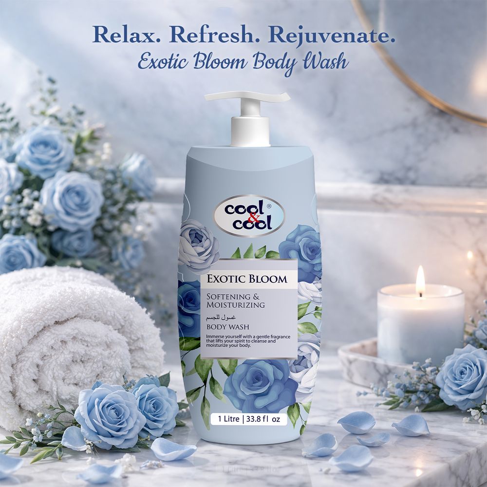 Cool & Cool - Body Wash Exotic Bloom - 1l