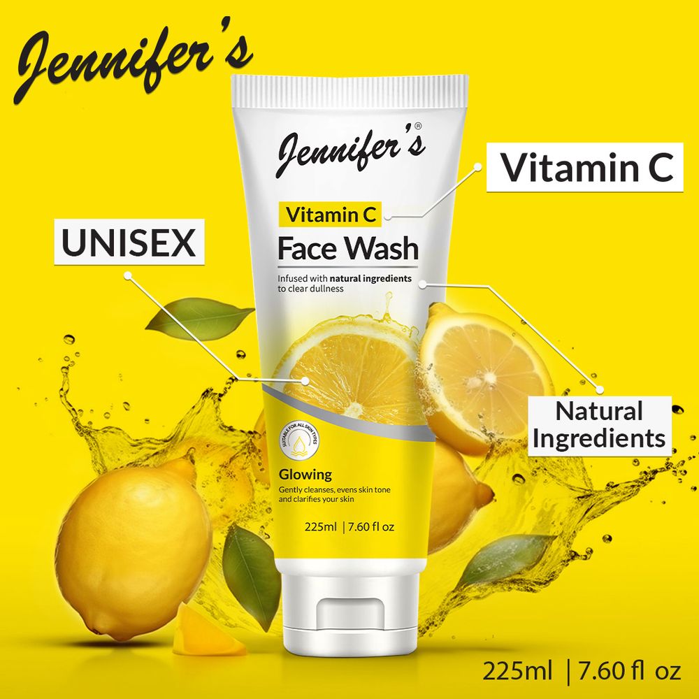 Jennifer's - Vitamin C Lemon Face Wash - 225 ml