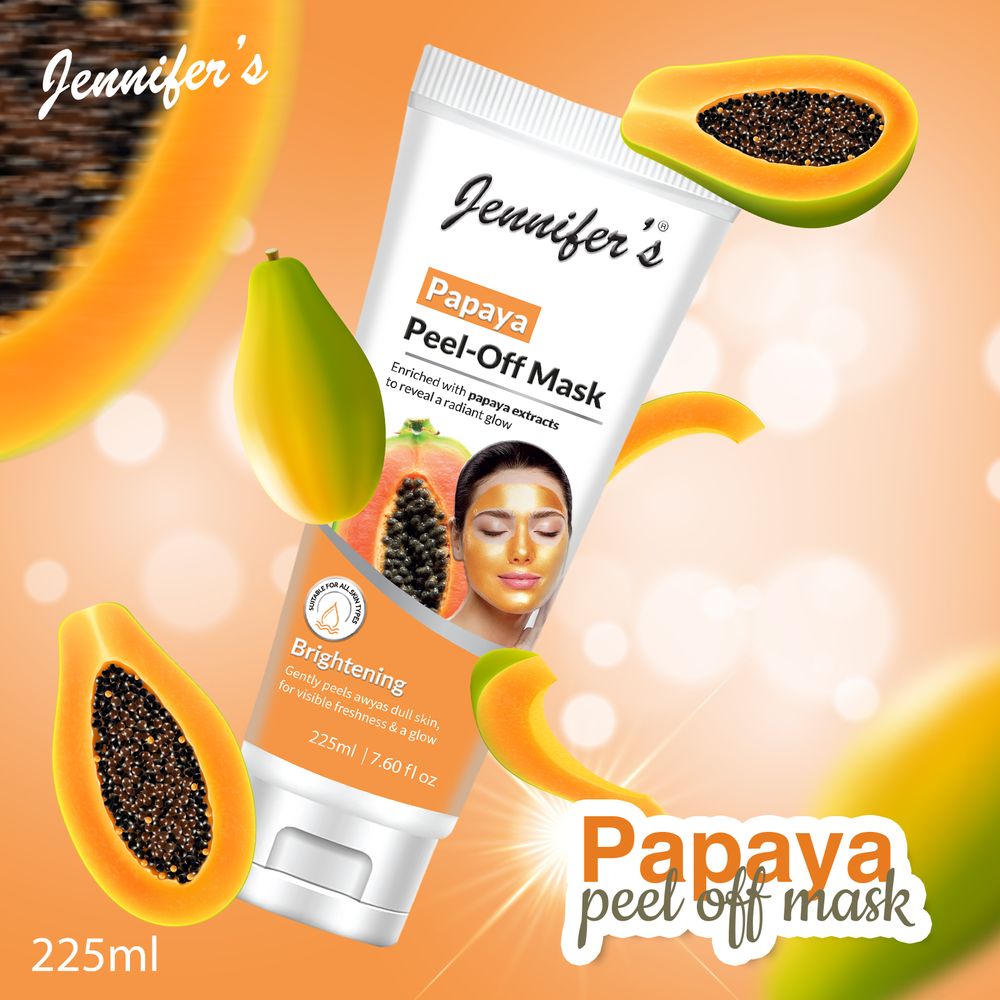 Jennifer's - Papaya Peel-Off Mask - 225 ml