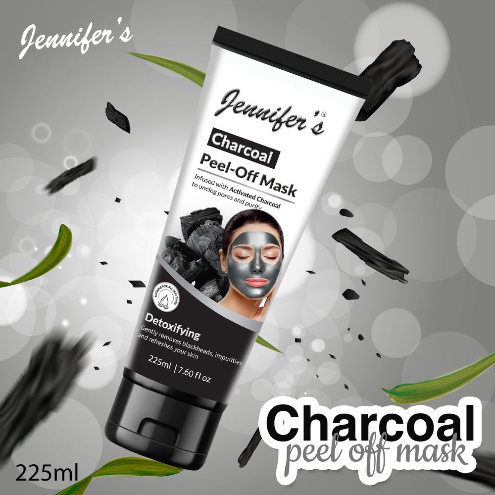 Jennifer's - Charcoal Peel-Off Mask - 225 ml