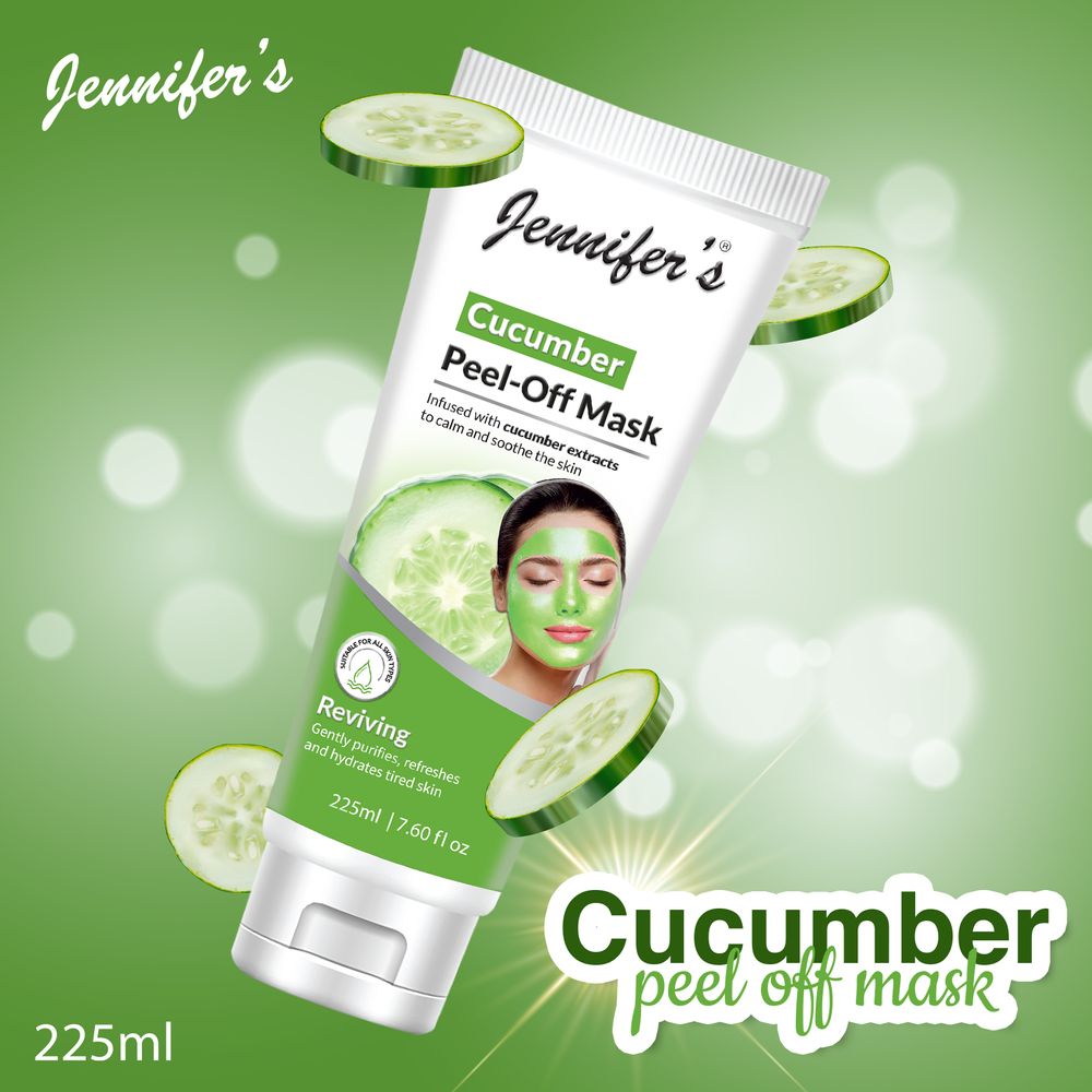 Jennifer's - Cucumber Peel-Off Mask - 225 ml
