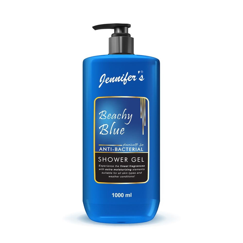 Jennifer's - Beachy Blue Anti-Bacterial Shower Gel - 1 L