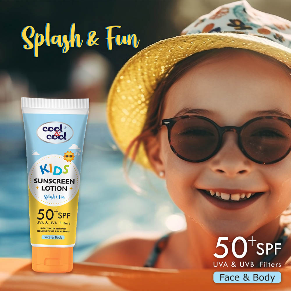 Cool & Cool - Kids Sunscreen Lotion SPF 50+