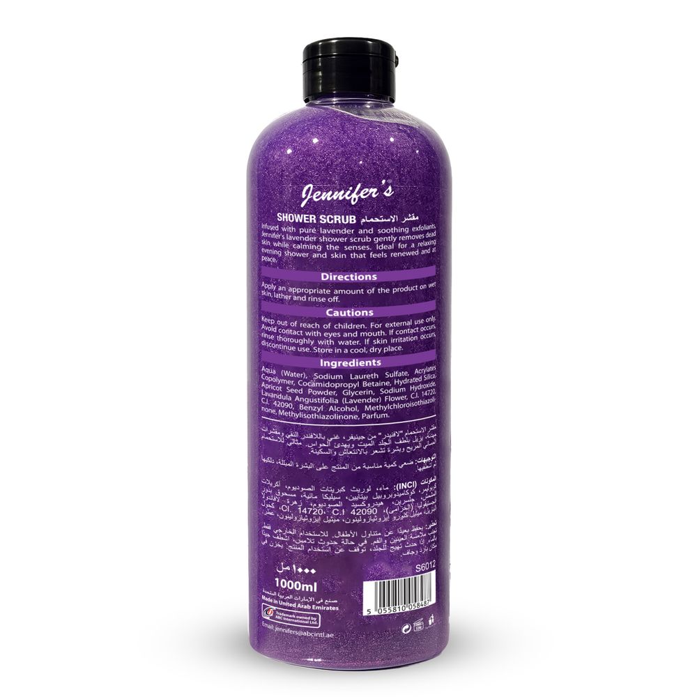 Jennifer's - Lavender Shower Scrub - 1L