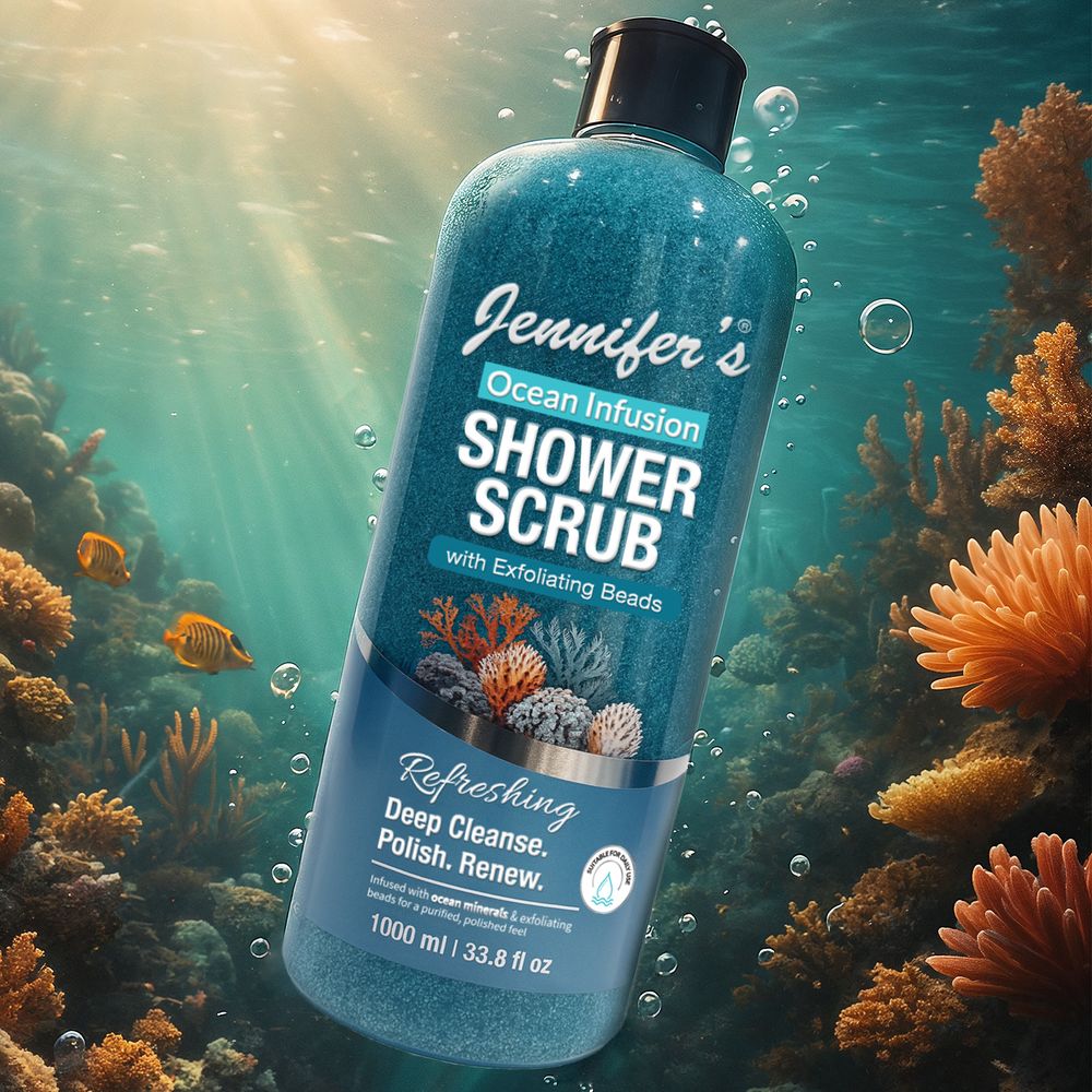 Jennifer's - Ocean Infusion Shower Scrub - 1L