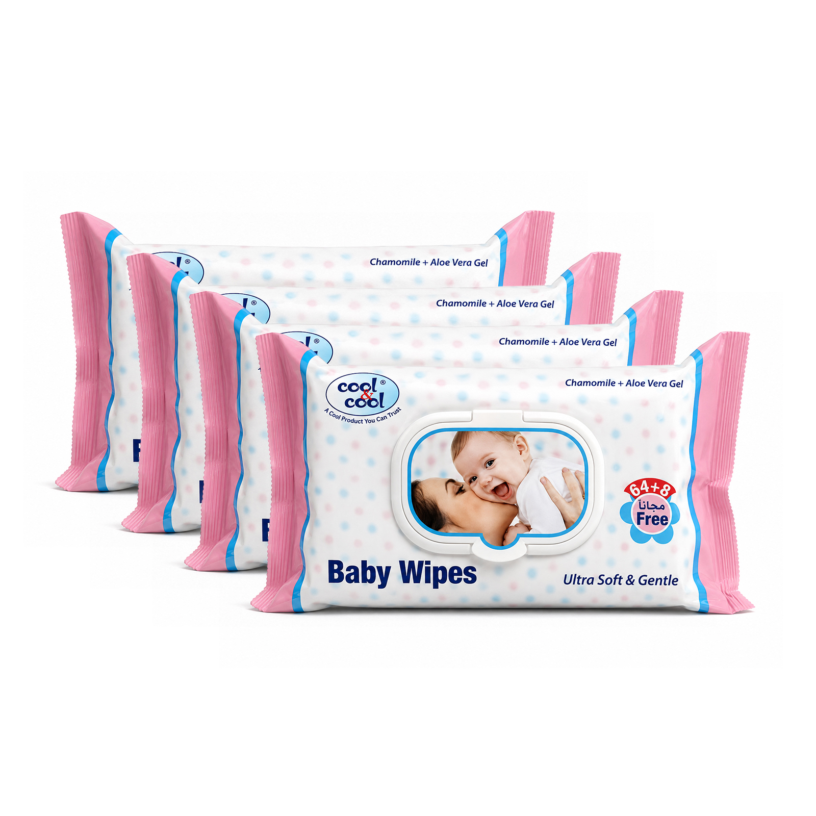 Cool & Cool - Baby Wipes - 288 Wipes