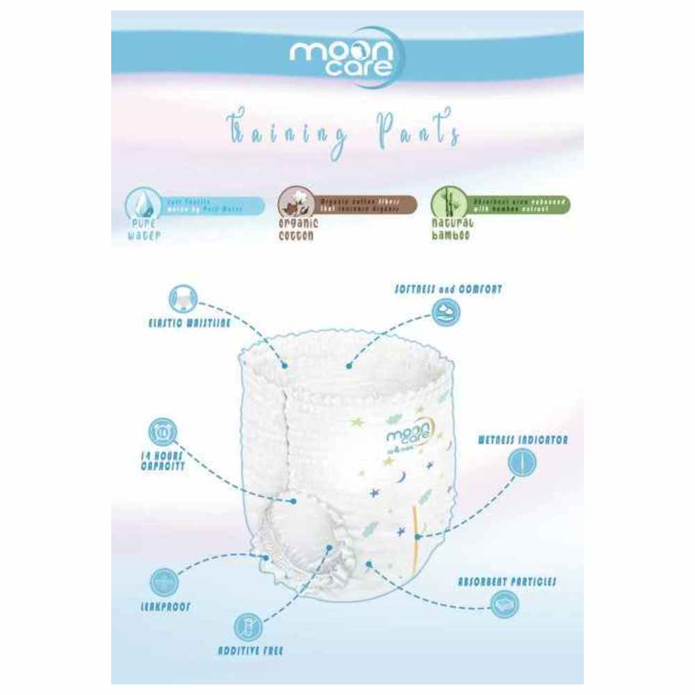 Mooncare - Eco Training Baby Pants Diaper - Size 6 - XL - 16-25 kg - 20 Pcs
