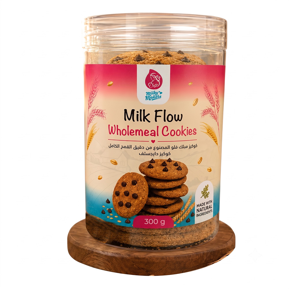 Milky Makers - Milk Flow Wholemeal Cookies - 300 gm - 10 Pcs
