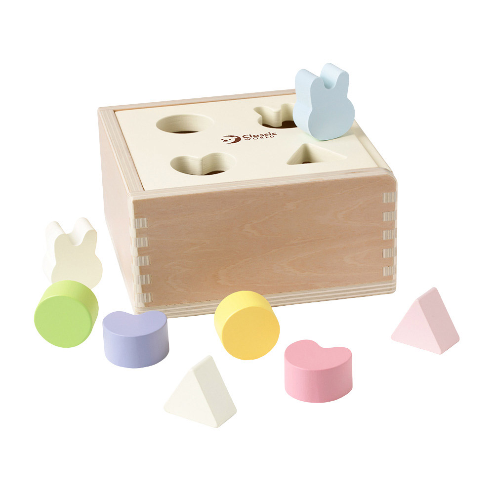Classic World - Wooden Mara Shape Sorter | Kids Educational Sorting Toy | Activity Wooden Toy for Toddlers