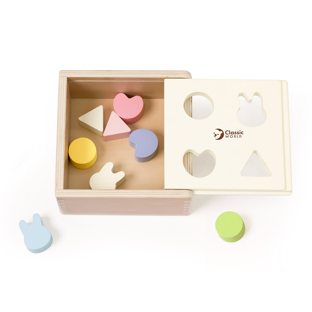 Classic World - Wooden Mara Shape Sorter | Kids Educational Sorting Toy | Activity Wooden Toy for Toddlers