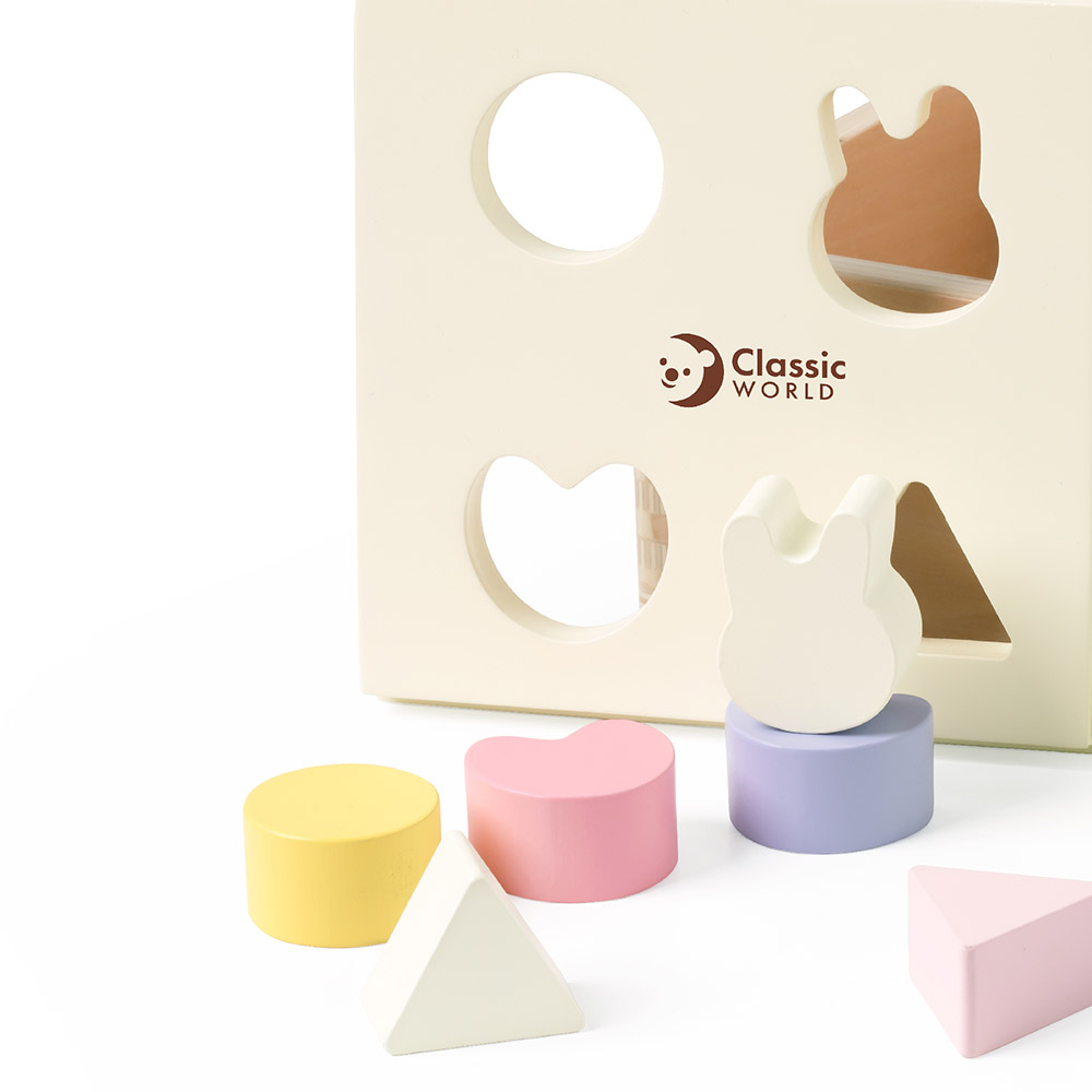 Classic World - Wooden Mara Shape Sorter | Kids Educational Sorting Toy | Activity Wooden Toy for Toddlers