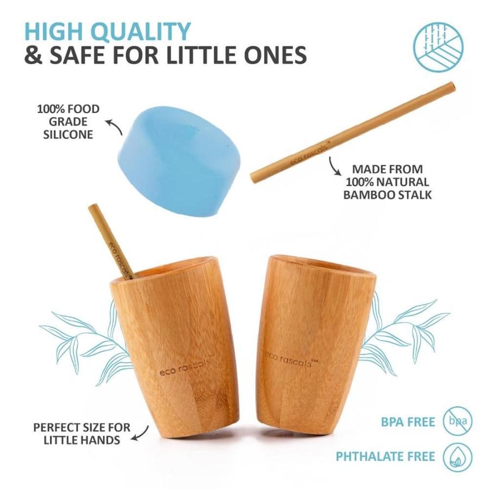eco rascals - Cup With Straw Set - 3 Pcs