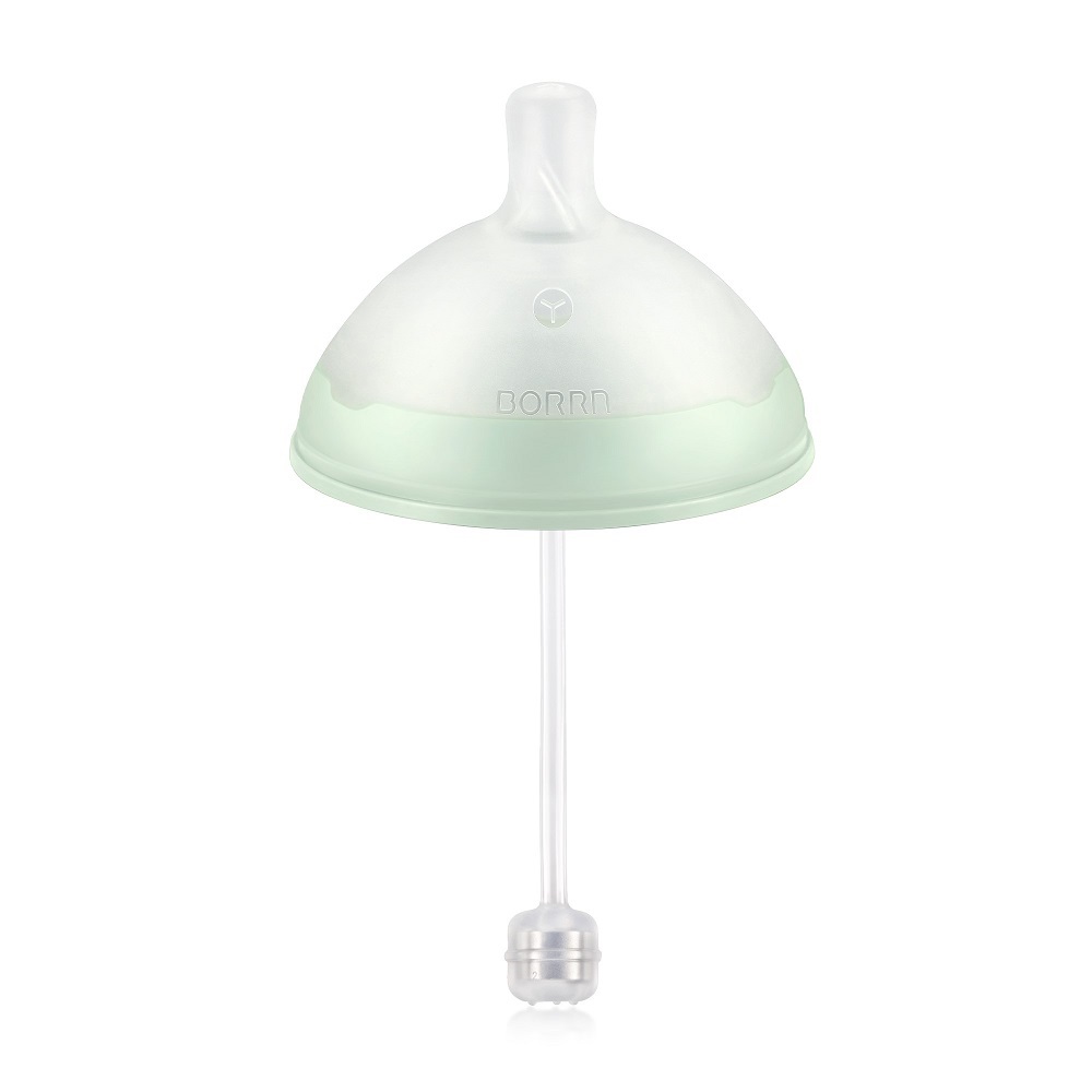 Borrn - Replacement Fast Flow Teat For Baby Straw Bottle - Green
