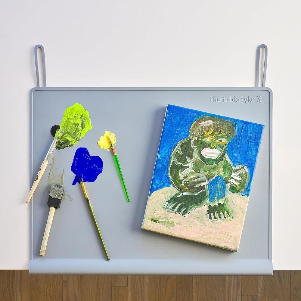 The Table Tyke Silicone Placemat - Slate Grey - XL