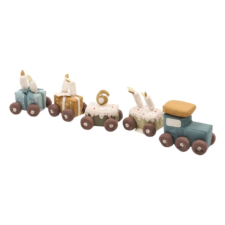 Fabelab - Birthday Celebration Train - Blue Mix