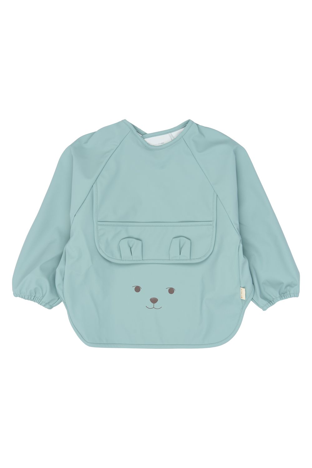 Fabelab - Solid Long Sleeves Bib Set - Bear - 2 Pcs