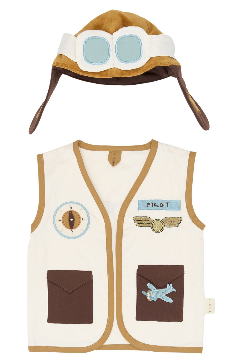 Fabelab - Dress Up Organic Little Flyers Costume - Pilot