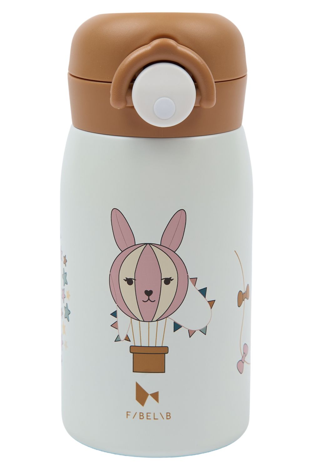Fabelab - Little Flyers Stainless Steel Water Bottle - Bunny - Small - 320 ml