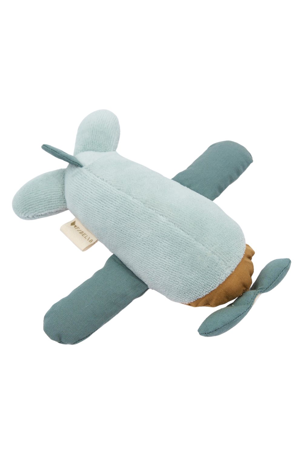 Fabelab - Little Flyers Organic Rattle Toy - Airplane