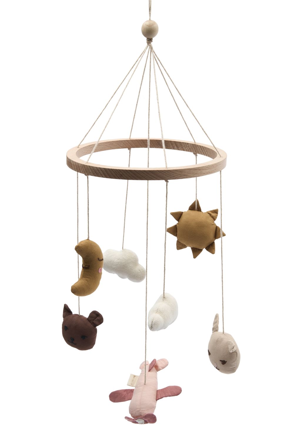 Fabelab - Organic Crib Mobile - In The Air Rose