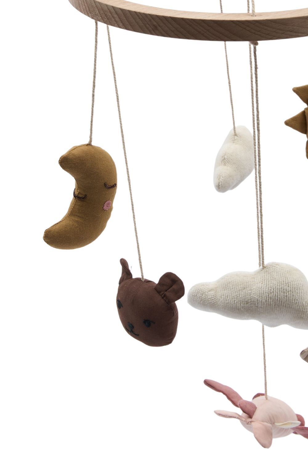 Fabelab - Organic Crib Mobile - In The Air Rose