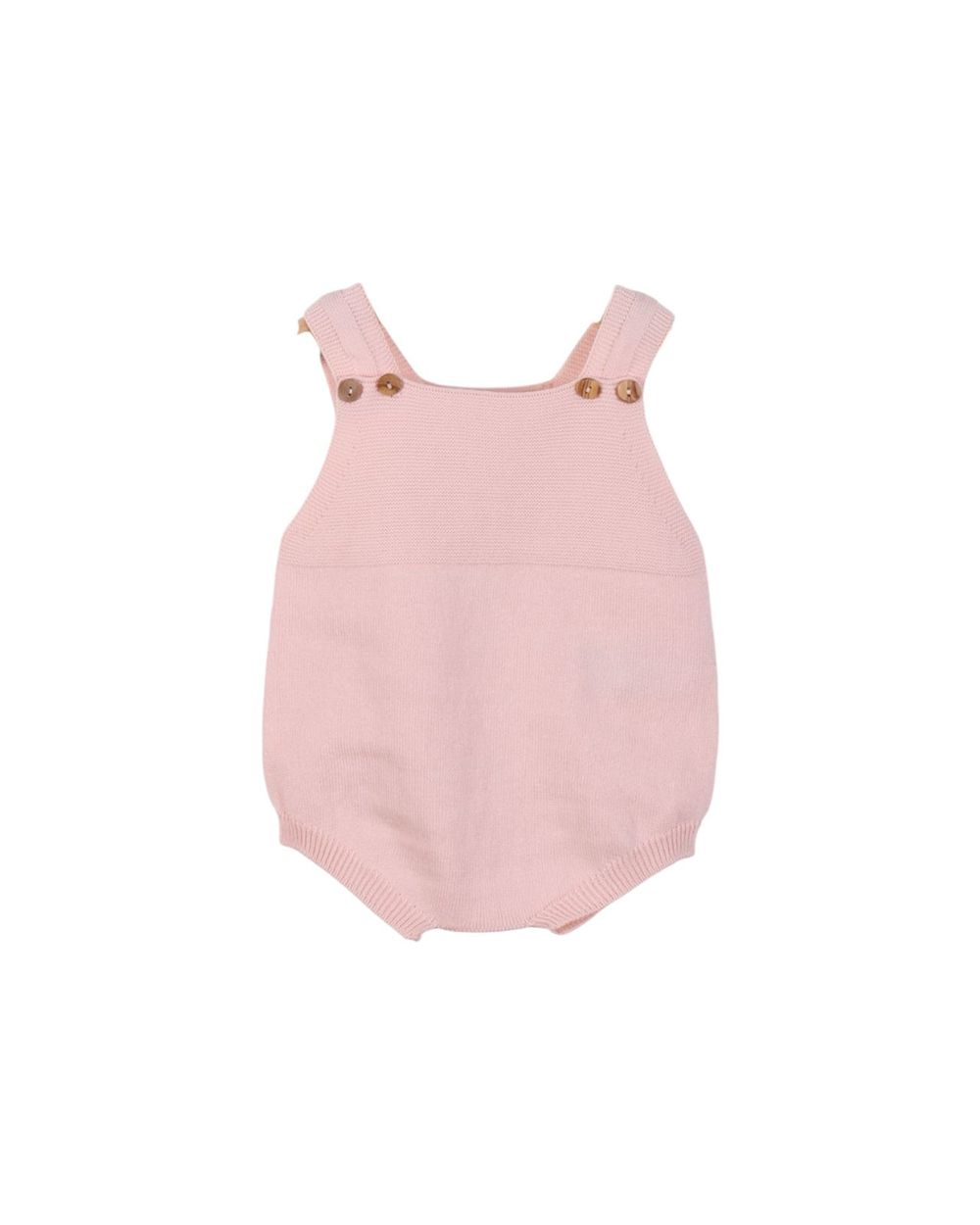 Wedoble Fine Knit Baby Shortie Romper Soft - Pink