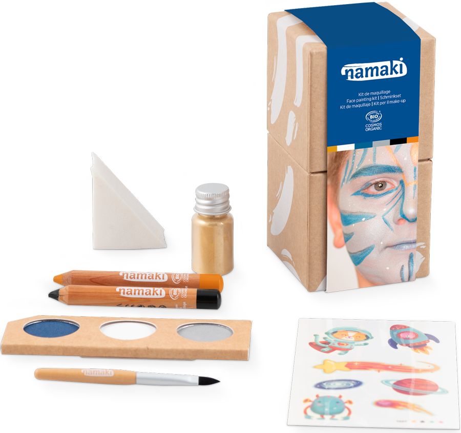 Namaki - Organic Face Painting Kit - Intergalactic Worlds - 8 Pcs