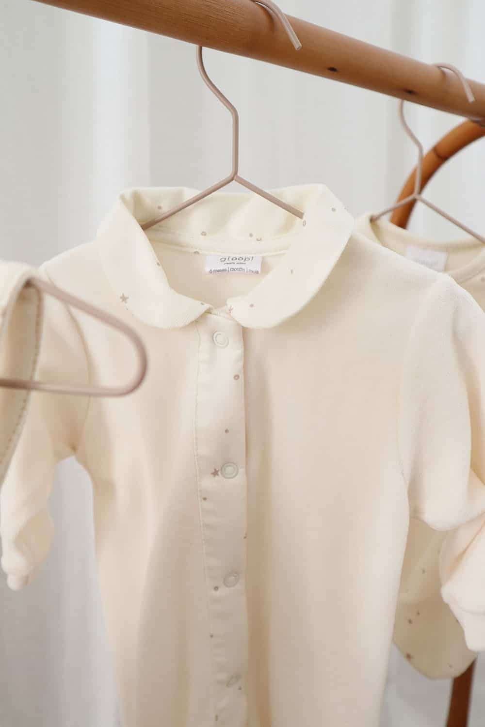 Gloop Organic Cotton Summer Soft Sky Babygrow