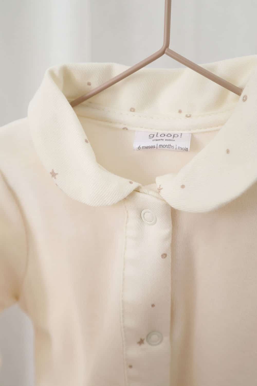 Gloop Organic Cotton Summer Soft Sky Babygrow