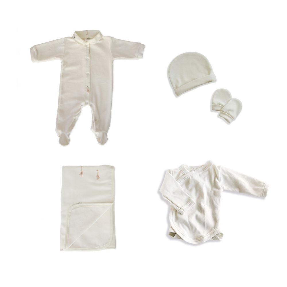 Gloop Baby' Organic First Clothes Farm - 6 Pcs