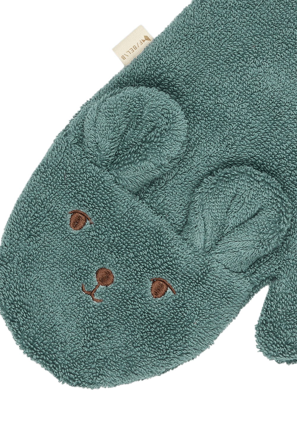 Fabelab - Organic Bath Mitts - Bear and Bunny - 2pcs