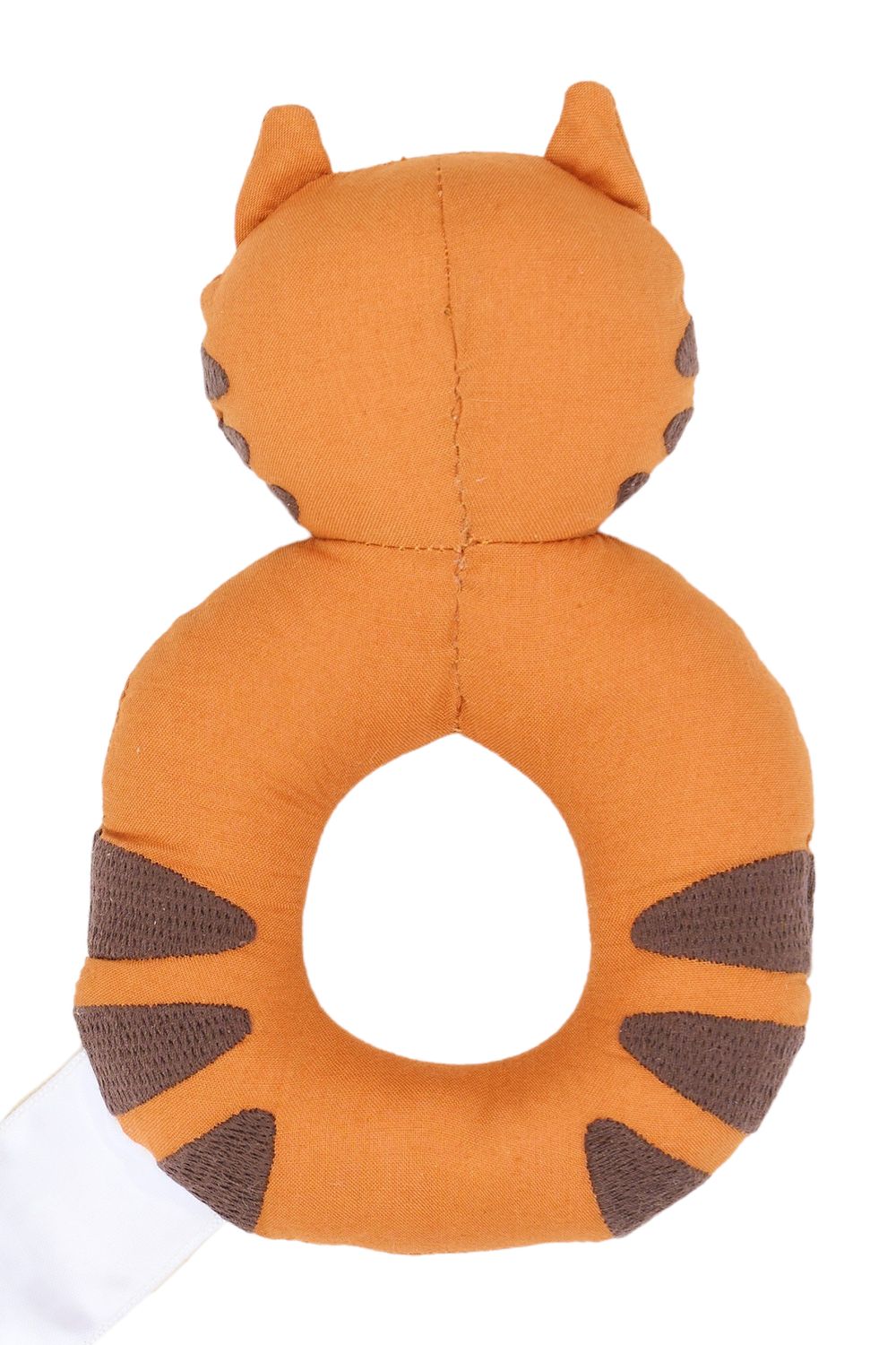 Fabelab Tiger Cotton Rattle - Desert Sun